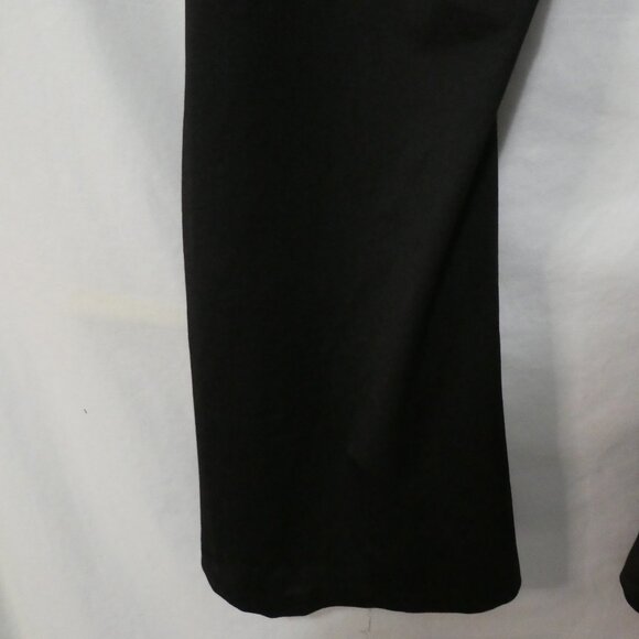 Unbranded | XXL | Chic Black Flared Pants | Crecent Moon Zipper Pull - Picture 15 of 16